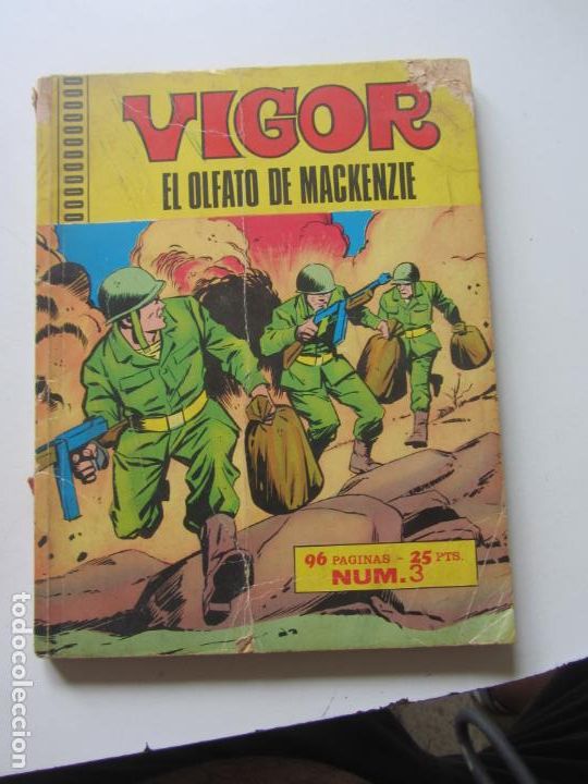 C&oacute;mics: VIGOR - N&ordm; 3 - EL OLFATO DE MACKENZIE - EDITORIAL EUREDIT 1970 ARX350