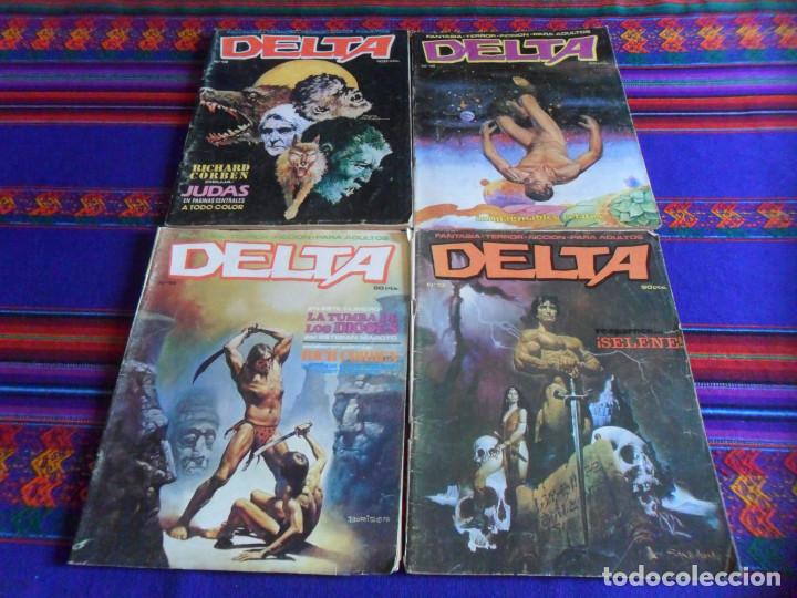Comics : DELTA N&ordm;S 13 14 16 19. EDICIONES DELTA 1980. 90 PTS. FANTAS&Iacute;A, TERROR, FICCI&Oacute;N, PARA ADULTOS.
