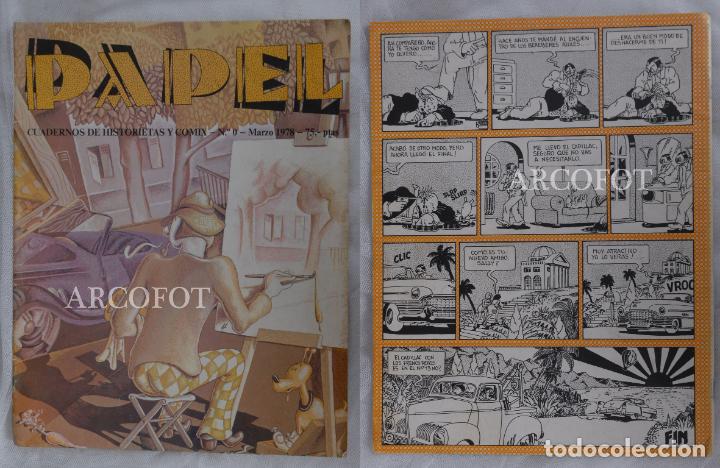 C&oacute;mics: PAPEL - CUADERNO DE HISTORIETAS Y COMIX N&ordm; 0 - MARZO 1978 - Foto 1