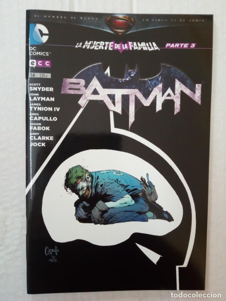 C&oacute;mics: BATMAN n&ordm; 14. Snyder, Layman, Tynion, Capullo, Fabok, Clarke, Jock. ECC - Foto 1