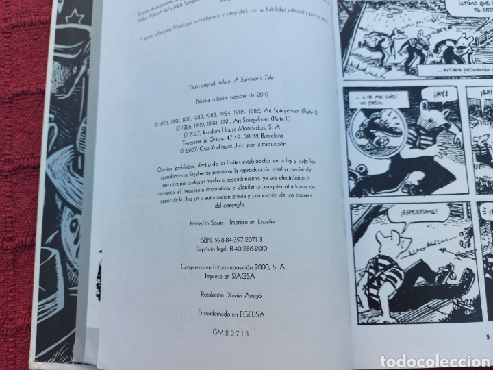 C&oacute;mics: MAUS-SPIEGELMAN -COMIC TEMA NAZIS y JUDIOS - Foto 17