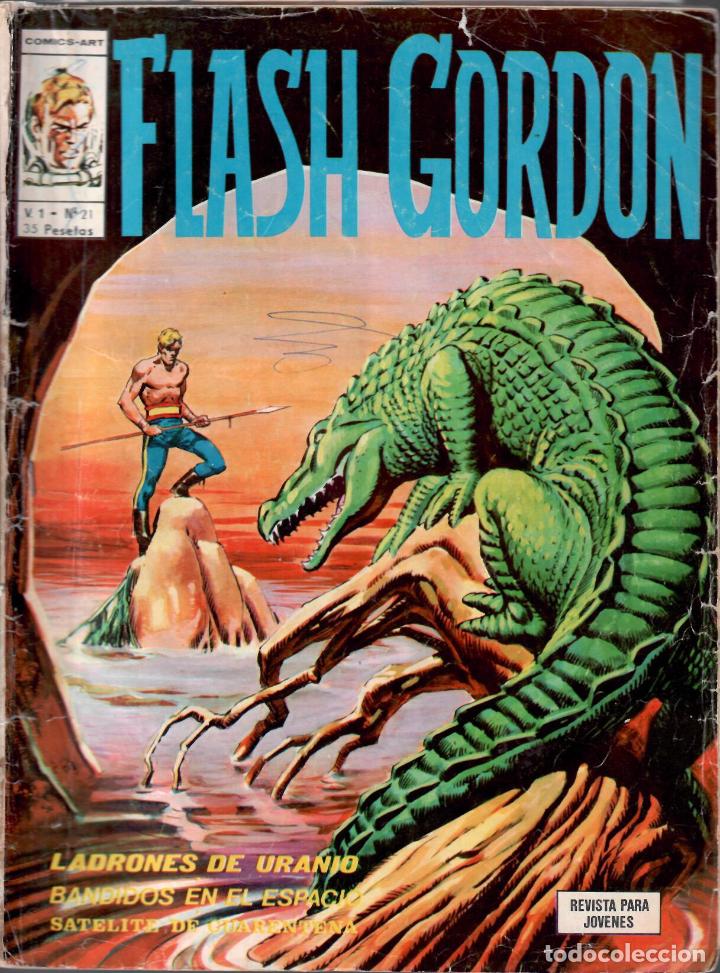 C&oacute;mics: Flash Gordon v1. V&eacute;rtice 1974. N&ordm; 21 - Foto 1