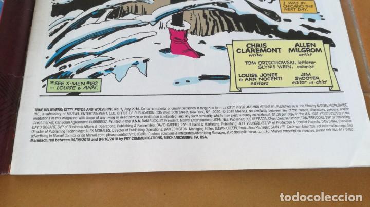 C&oacute;mics: TRUE BELIEVERS 1 - KITTY PRYDE AND WOLVERINE - MARVEL C 802 - Foto 4