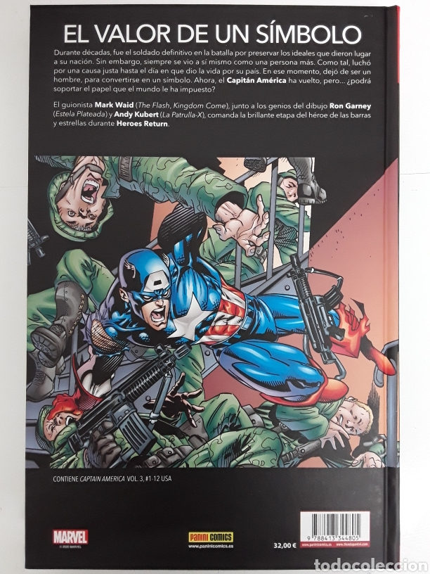 C&oacute;mics: Heroes Return: Capit&aacute;n Am&eacute;rica 1. Servir y proteger - Waid, Garney, Kubert - Panini / Marvel - Foto 2