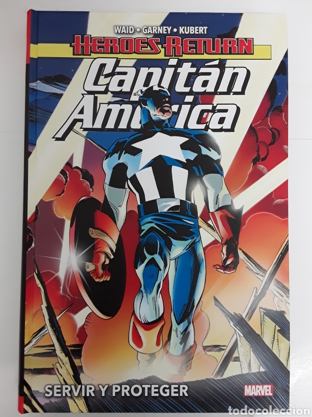 C&oacute;mics: Heroes Return: Capit&aacute;n Am&eacute;rica 1. Servir y proteger - Waid, Garney, Kubert - Panini / Marvel - Foto 1