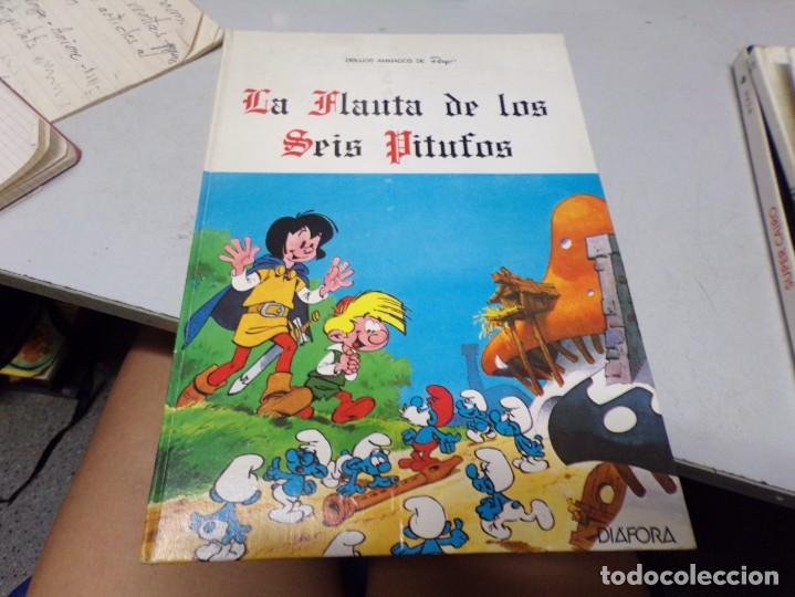C&oacute;mics: ESTAMOS LIQUIDANDO. la flauta de los seis pitufos - diafora - Foto 1