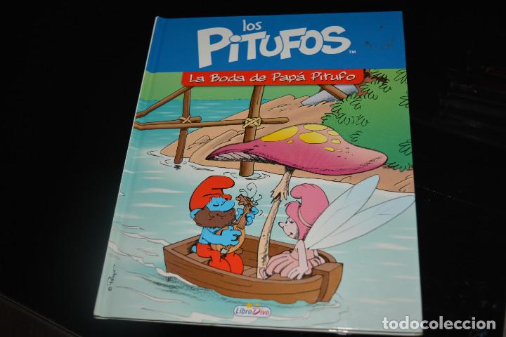 C&oacute;mics: LIBRO INFANTIL EDITORIAL LIBRODIVO LOS PITUFOS.LA BODA DE PAPA PITUFO - Foto 1