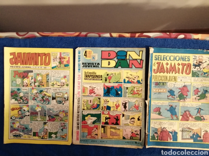 C&oacute;mics: Lote de 3 Comic de Din Dan y Jaimito - Foto 1