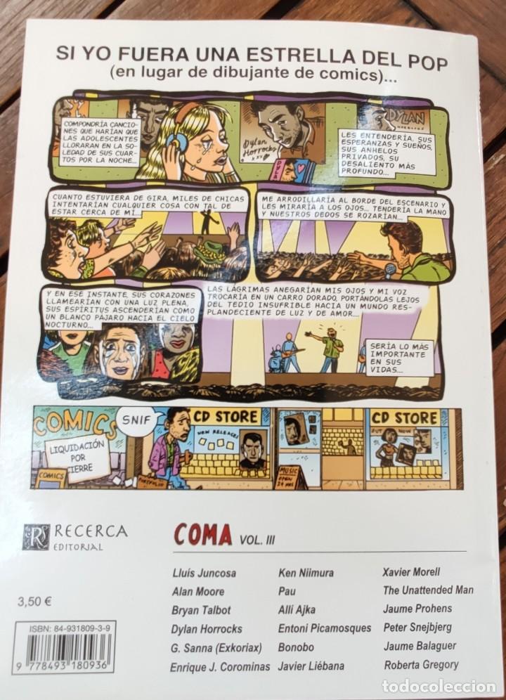 C&oacute;mics: COMA. VOL 3. RECERCA EDITORIAL. PALMA DE MALLORCA, FEBRERO, 2003. 2000 EJEMPLARES. - Foto 8