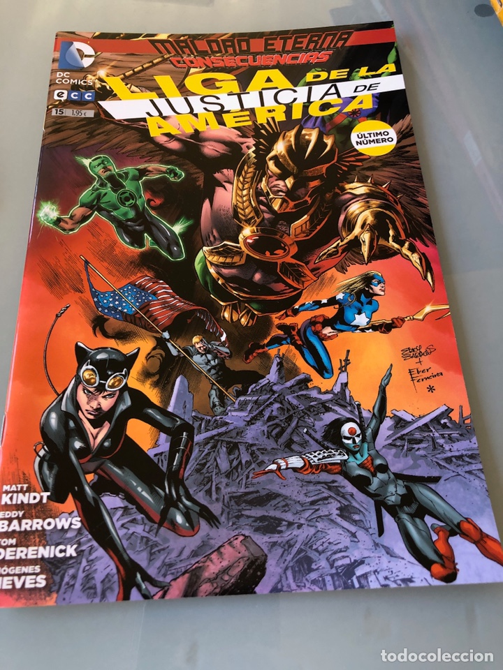 C&oacute;mics: Liga de la Justicia de Am&eacute;rica. N&uacute;m. 15. ECC Ediciones. - Foto 1
