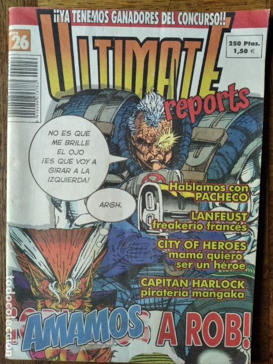 C&oacute;mics: ULTIMATE REPORTS N&ordm; 26- ROB LIEFELD- CARLOS PACHECO- CAPITAN HARLOCK... - Foto 1