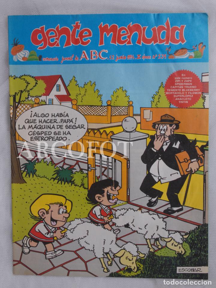 Fumetti: Semanal juvenil de ABC - Gente Menuda n&ordm; 239 - 12 de junio de 1994