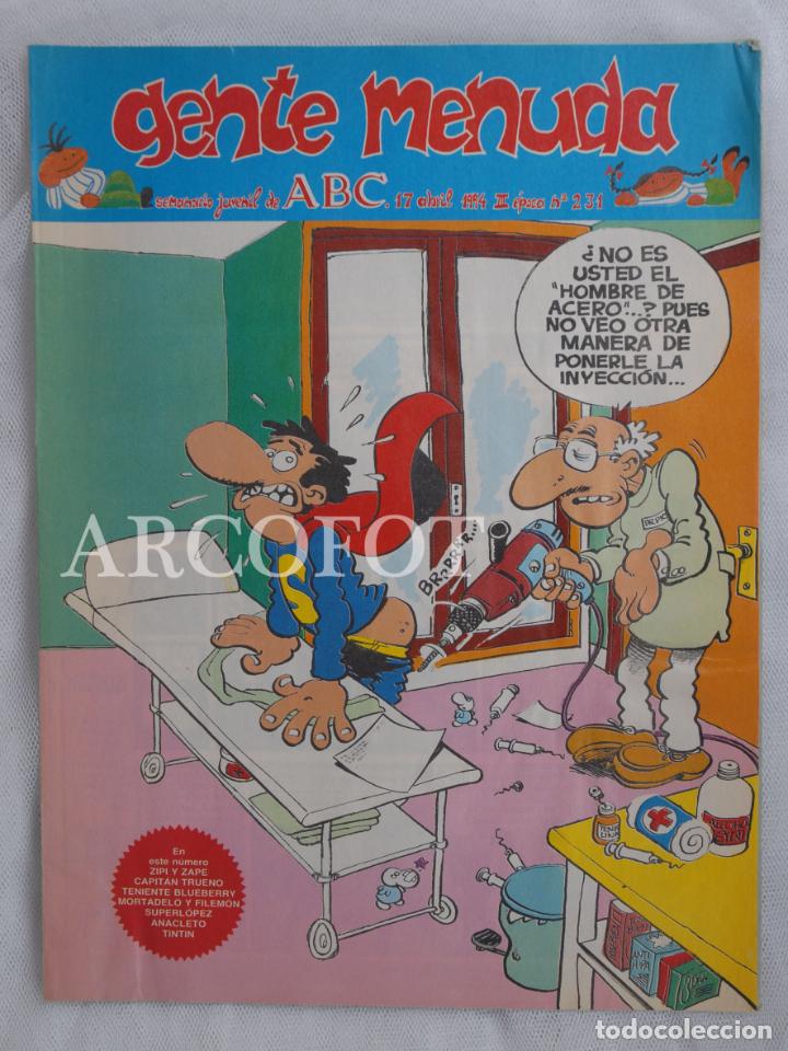 Comics: Semanal juvenil de ABC - Gente Menuda n&ordm; 231 - 17 de abril de 1994