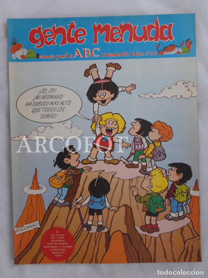 Comics: Semanal juvenil de ABC - Gente Menuda n&ordm; 214 - 19 de diciembre de 1993