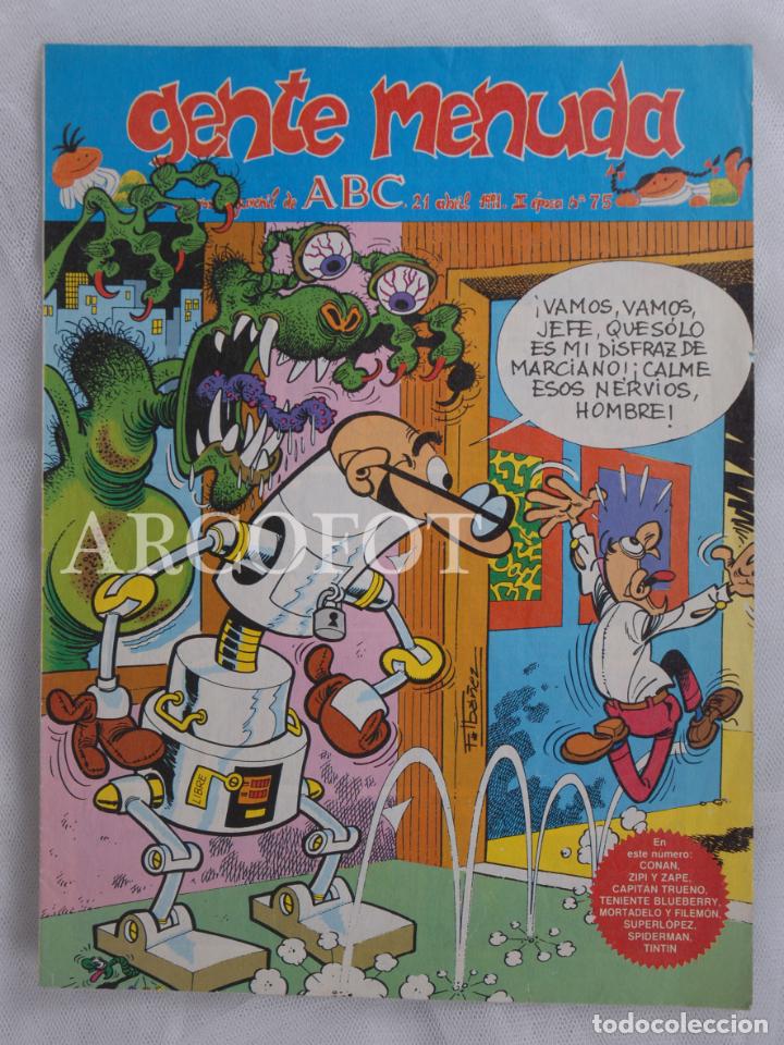 Comics: Semanal juvenil de ABC - Gente Menuda n&ordm; 75 - 21 de abril de 1991