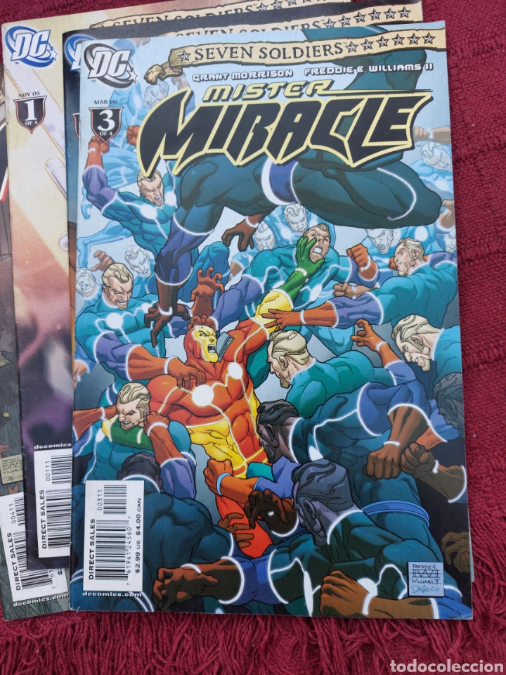 C&oacute;mics: SEVEN SOLDIERS MISTER MIRACLE SERIE DE 4 COMIC EN INGL&Eacute;S DC - Foto 3