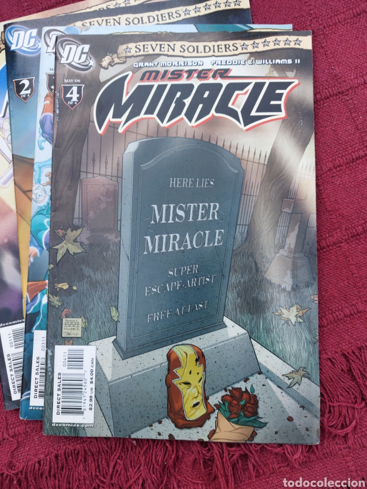 C&oacute;mics: SEVEN SOLDIERS MISTER MIRACLE SERIE DE 4 COMIC EN INGL&Eacute;S DC - Foto 4
