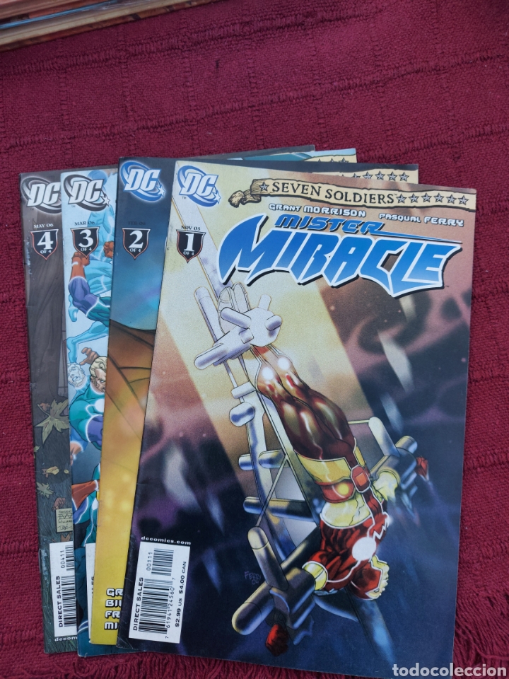 C&oacute;mics: SEVEN SOLDIERS MISTER MIRACLE SERIE DE 4 COMIC EN INGL&Eacute;S DC - Foto 1