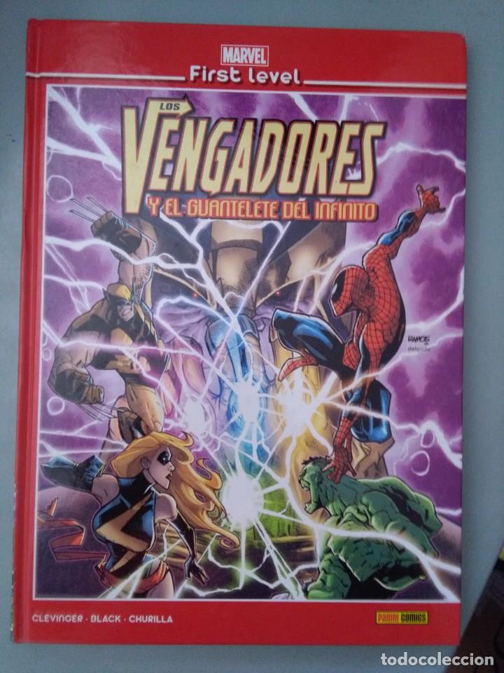 Comics: FIRST LEVEL-LOS VENGADORES Y EL GUANTELETE DEL INFINITO-TAPA DURA#