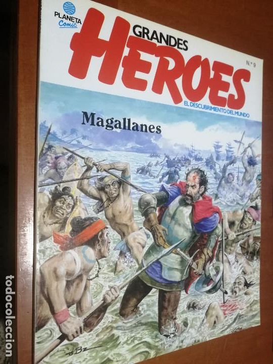 Comics: GRANDES HEROES 13. MAGALLANES. BUZELLI. R&Uacute;STICA. CON LOMO. BUEN ESTADO