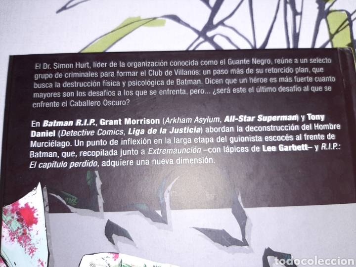 C&oacute;mics: Batman R.I.P. Grant Morrison ECC Tapa Dura - Foto 3