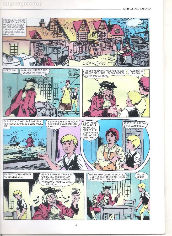 C&oacute;mics: 1 COMIC - LA ISLA DEL TESORO ( ROBERT LUIS STEVENSON ) - EL PAIS - Foto 2