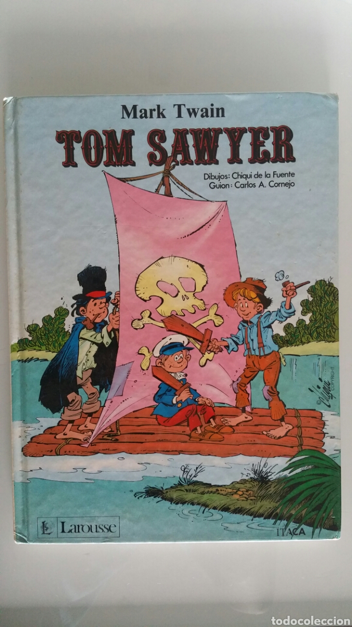 C&oacute;mics: Tom Sawyer. Mark Twain. EDiciones Larousse, 1986 - Foto 1
