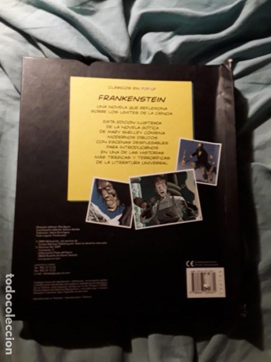 C&oacute;mics: Frankenstein, de Mary Shelley. Cl&aacute;sicos en pop up. Sm. 3d. - Foto 2