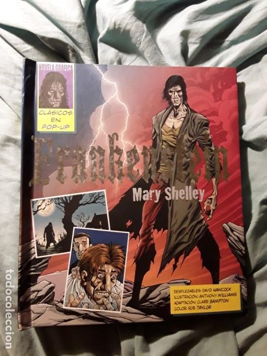 C&oacute;mics: Frankenstein, de Mary Shelley. Cl&aacute;sicos en pop up. Sm. 3d. - Foto 1