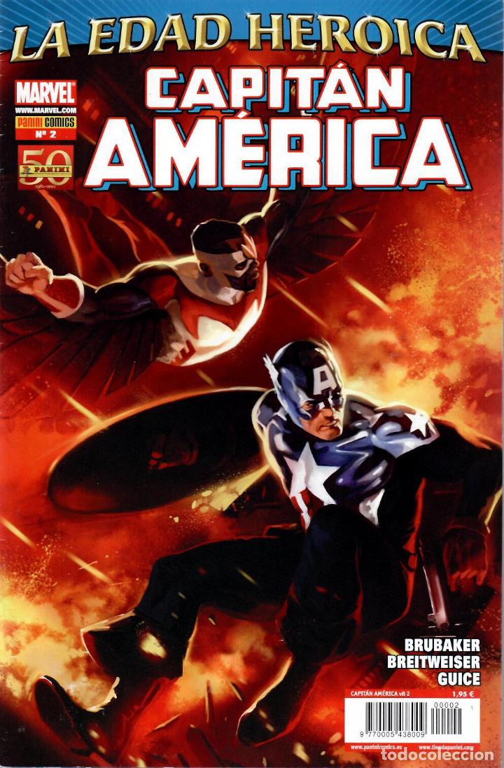 C&oacute;mics: Capit&aacute;n Am&eacute;rica v8. Panini 2011. N&ordm; 2 - Foto 1