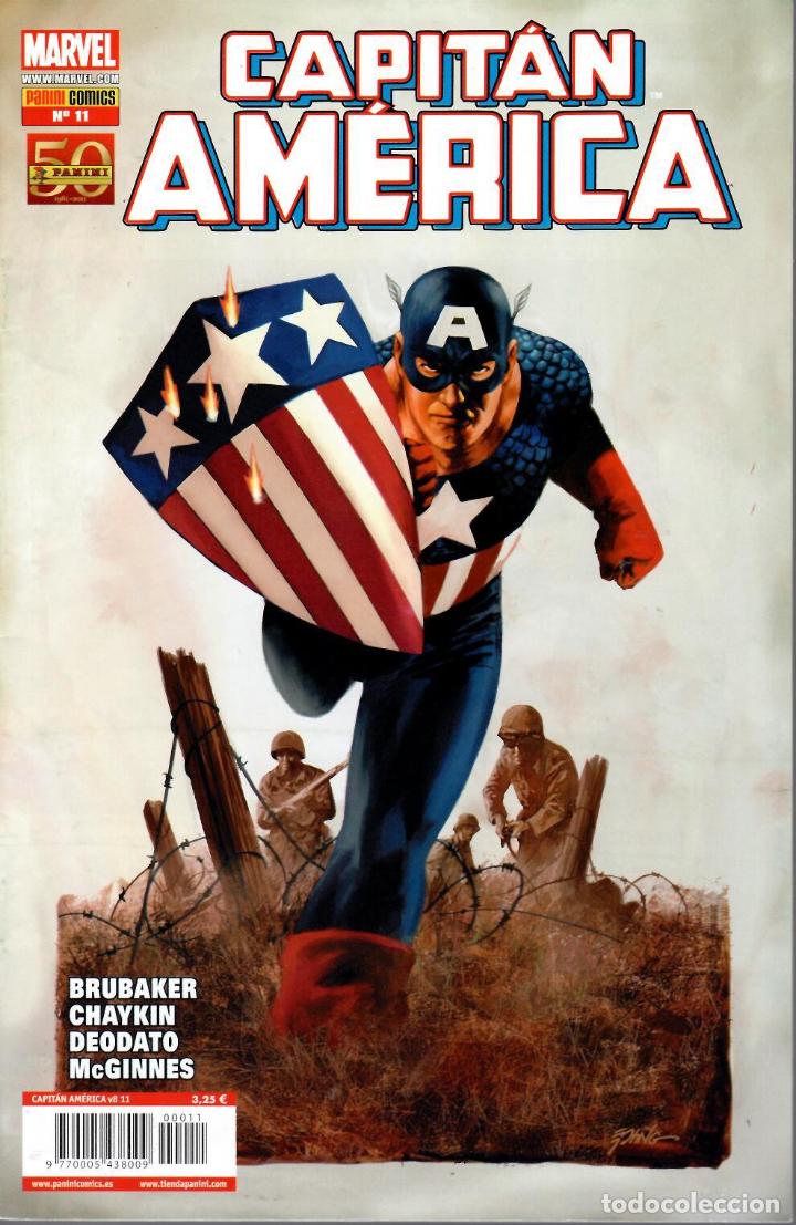 C&oacute;mics: Capit&aacute;n Am&eacute;rica v8. Panini 2011. N&ordm; 11 - Foto 1