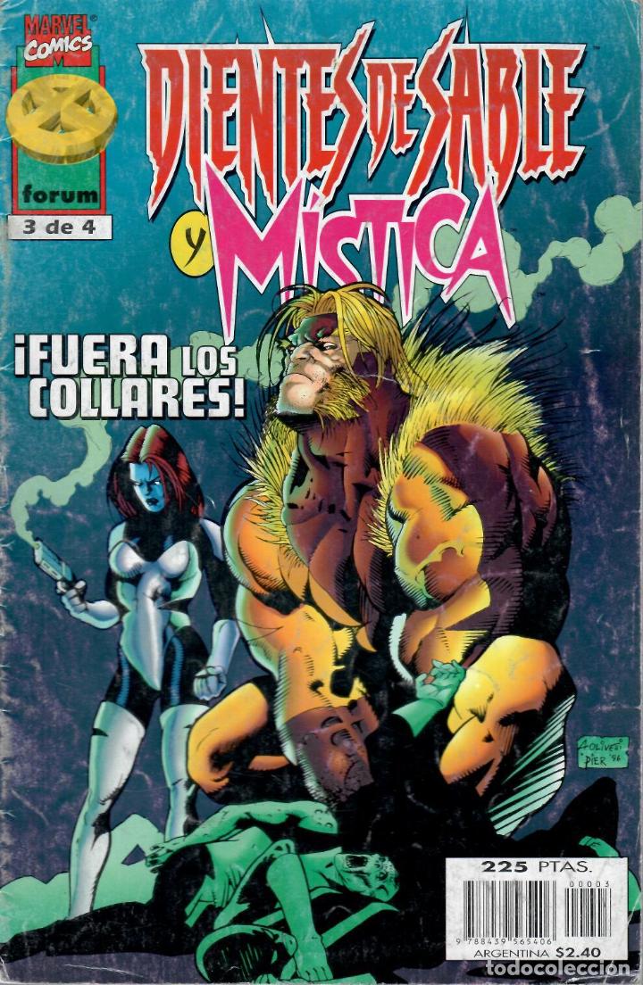 C&oacute;mics: Dientes de Sable & M&iacute;stica. Forum 1997. N&ordm; 3 - Foto 1