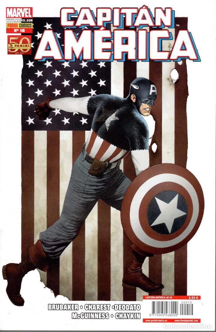 C&oacute;mics: Capit&aacute;n Am&eacute;rica v8. Panini 2011. N&ordm; 10 - Foto 1