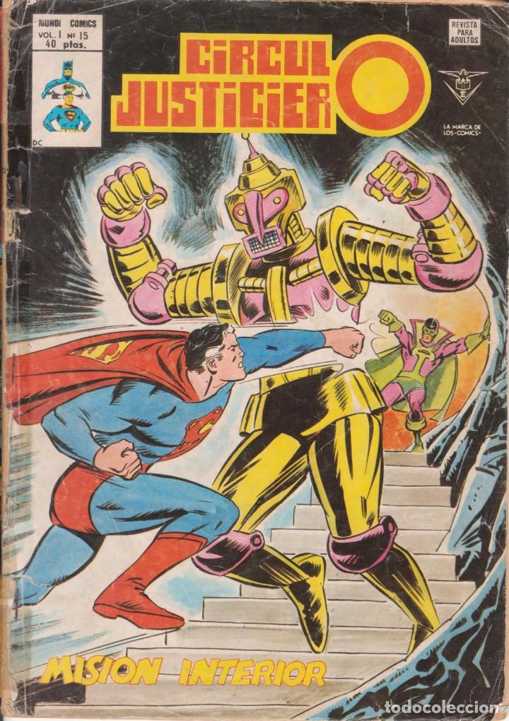 C&oacute;mics: C&Oacute;MIC DC C&Iacute;RCULO JUSTICIERO N&ordm; 15 V.1 ED. V&Eacute;RTICE - Foto 1