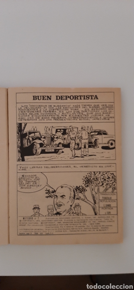 C&oacute;mics: METEORO.Gamberros en moto.1973,ed Vertice. - Foto 2