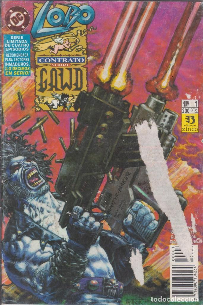 C&oacute;mics: COMIC DC LOBO &rdquo;CONTRATO SOBRE GAWD&rdquo; N&ordm; 1 ED. ZINCO. - Foto 1