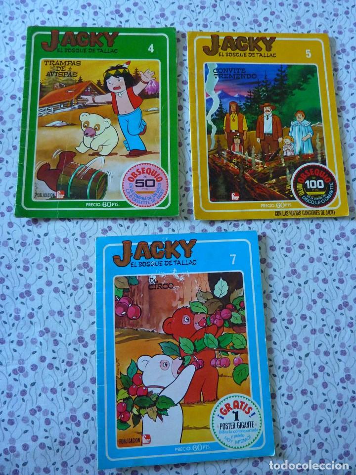 C&oacute;mics: 3 C&Oacute;MICS JACKY EL BOSQUE DE TALLAC. FHER. A&Ntilde;O 1979. - Foto 1