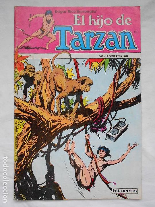 C&oacute;mics: EL HIJO DE TARZAN N&ordm; 10 HITPRESS 1981 - Foto 1