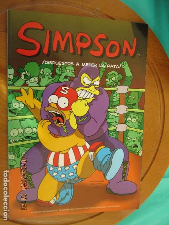 C&oacute;mics: SIMPSON ,DISPUESTOS A METER LA PATA Matt Groening. Comic Bongo-2004 - Foto 1