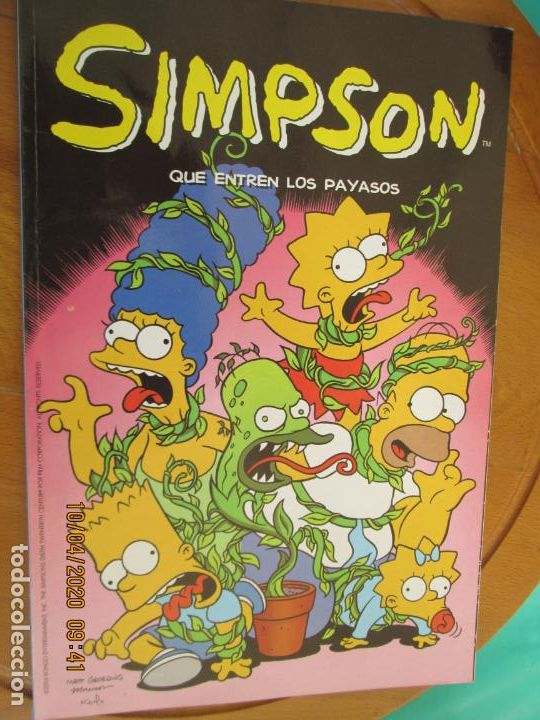 C&oacute;mics: SIMPSON ,QUE ENTREN LOS PAYASOS Matt Groening. Comic Bongo-2004 - Foto 1