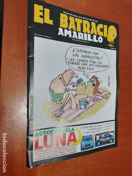 C&oacute;mics: EL BATRACIO AMARILLO 127. VARIOS AUTORES. REVISTA DE HUMOR. BUEN ESTADO. DIFICILcaj. 141