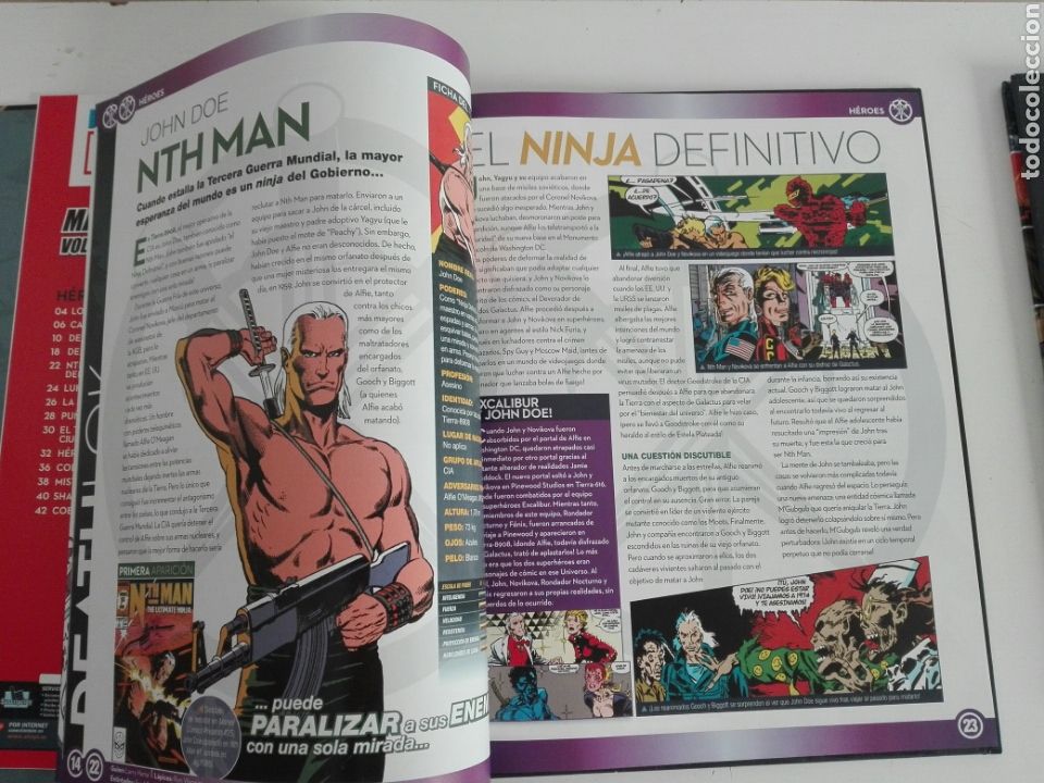 C&oacute;mics: MARVEL KNIGHTS-2 TOMOS- ENCICLOPEDIA MARVEL --MARVEL-ALTAYA - Foto 15