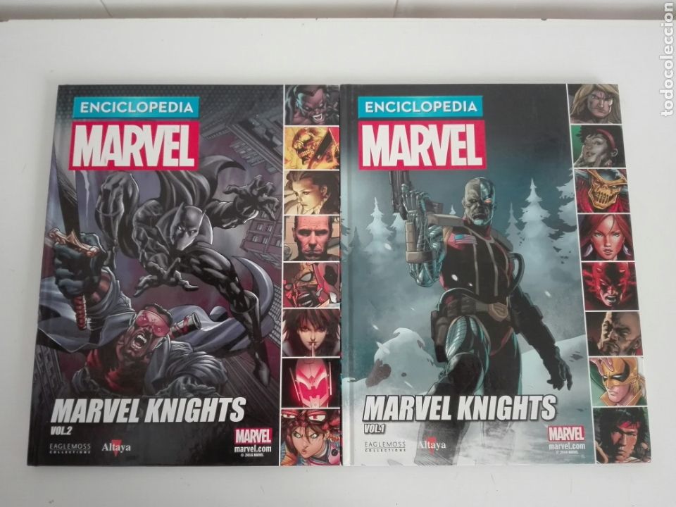 C&oacute;mics: MARVEL KNIGHTS-2 TOMOS- ENCICLOPEDIA MARVEL --MARVEL-ALTAYA - Foto 1