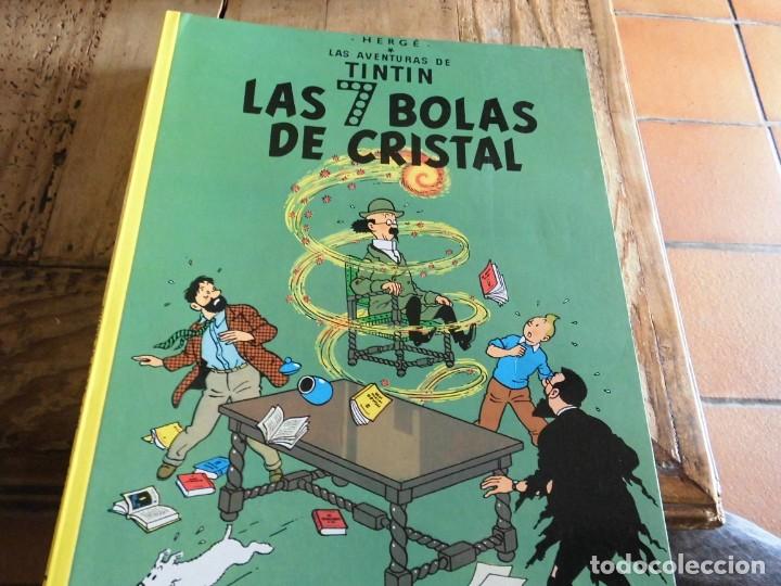 C&oacute;mics: TINTIN LAS 7 BOLAS DE CRISTAL R&Uacute;STICA 21 EDICION 2003 JUVENTUD - Foto 1