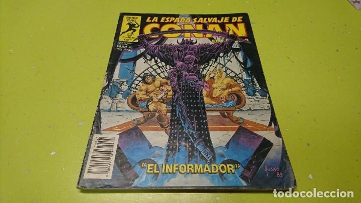 C&oacute;mics: C&Oacute;MIC LA ESPADA SALVAJE DE CONAN EL B&Aacute;RBARO, N&deg; 41 - Foto 1