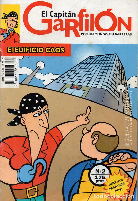 Fumetti: El capit&aacute;n Garfil&oacute;n 2: El edificio Caos. Biling&uuml;e