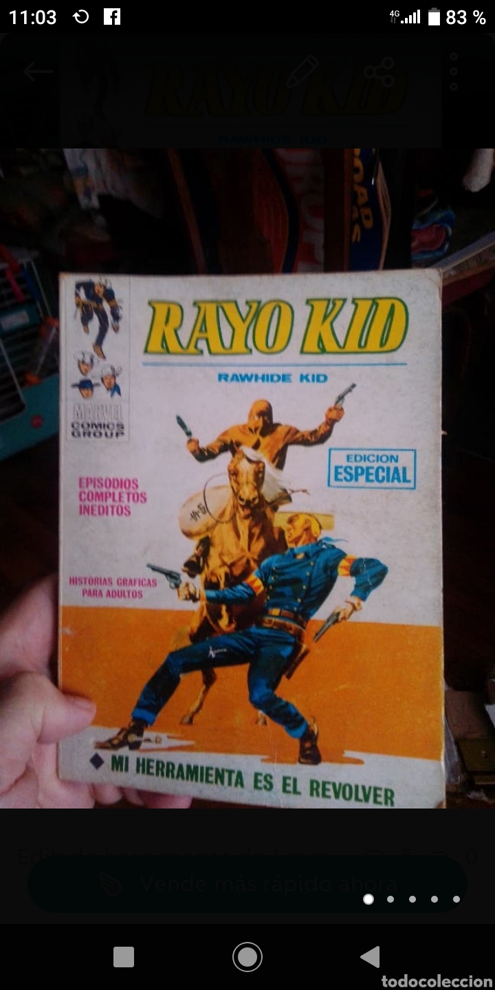 C&oacute;mics: Comic Rayo Kid vintage - Foto 1