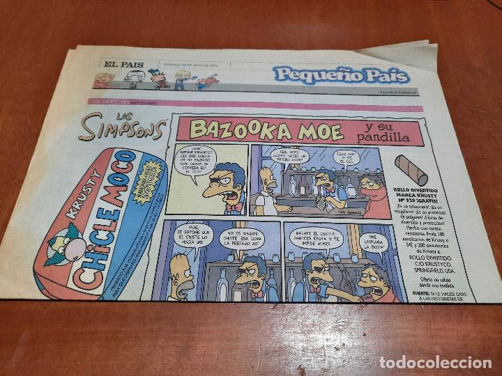 C&oacute;mics: EL PEQUE&Ntilde;O PA&Iacute;S. 30 MAYO DE 2004. FORMATO PERI&Oacute;DICO. DOBLADO. AMARILLENTO POR UN LADO. DIFICIL