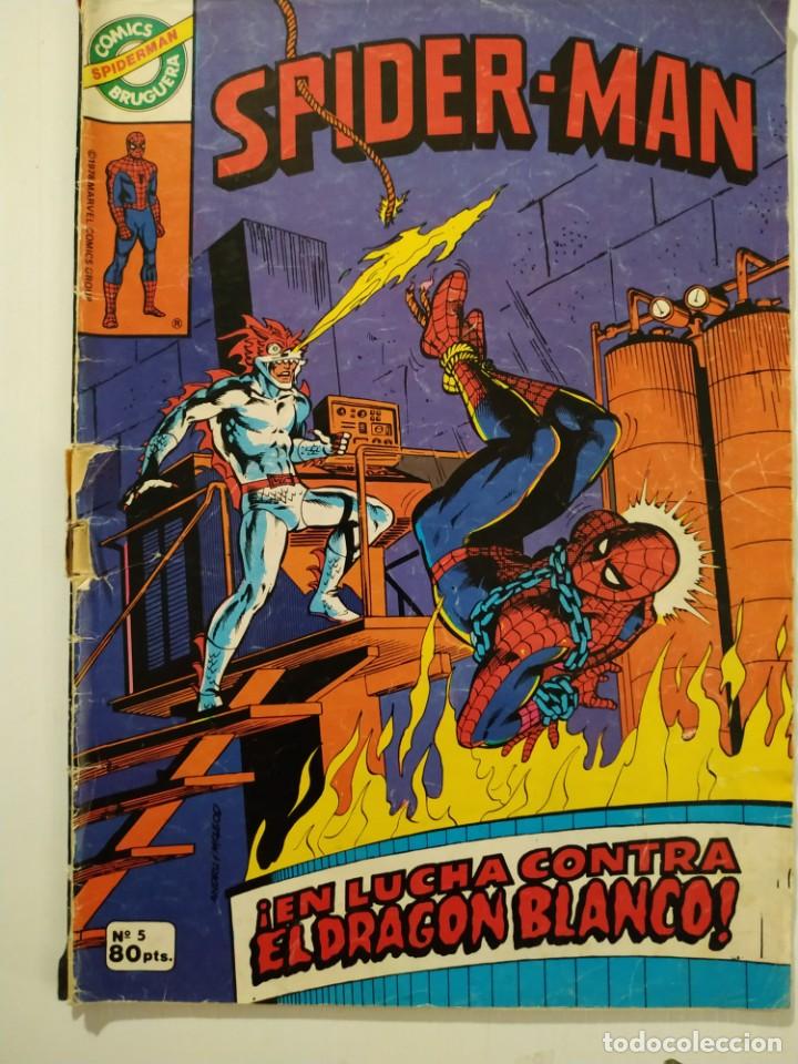C&oacute;mics: SPIDERMAN N&ordm; 5 EN LUCHA CONTRA EL DRAGON BLANCO C&Oacute;MICS BRUGUERA - Foto 1