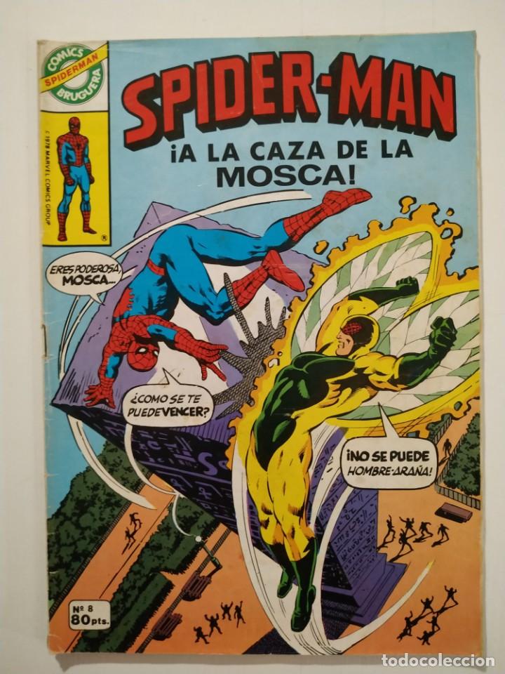C&oacute;mics: SPIDERMAN N&ordm; 8 A LA CAZA DE LA MOSCA C&Oacute;MICS BRUGUERA - Foto 1